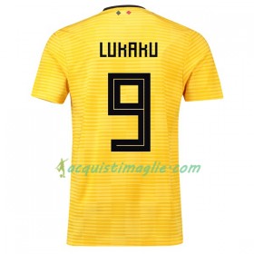 Divisa di Calcio Belgio Lukaku 9 Trasferta Mondiali 2018